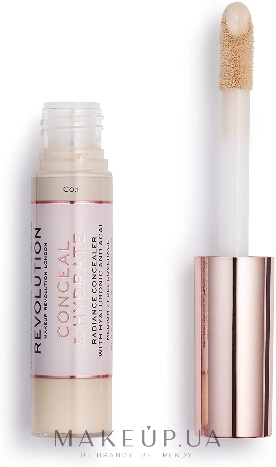 Консилер - Makeup Revolution Conceal & Hydrate Concealer — фото C0.1