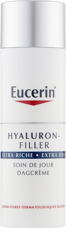 Денний крем для обличчя - Eucerin Hyaluron-Filler Extra Riche Day Cream — фото N1