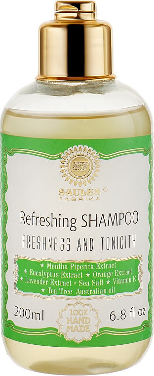 Шампунь освіжальний - Saules Fabrika Refreshing Shampoo — фото N1