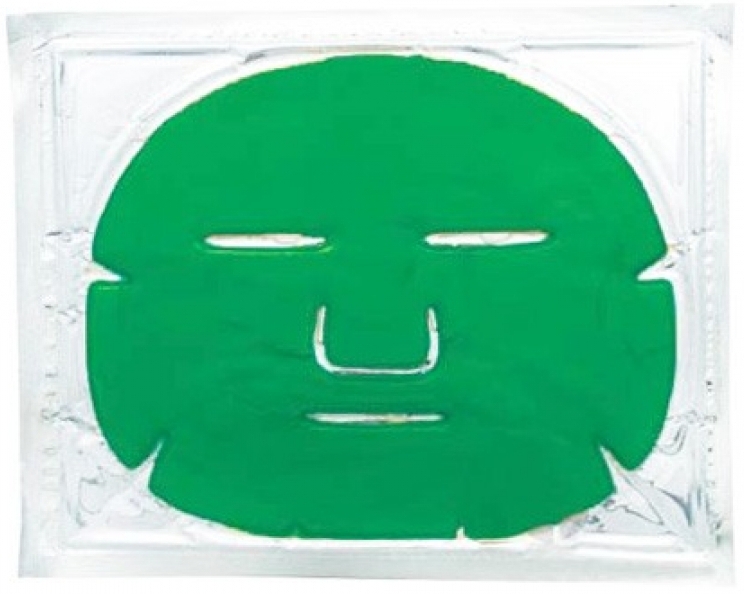 Маска для лица с зеленым чаем с витамином С - Brazil Keratin Green Tea Mask — фото N1