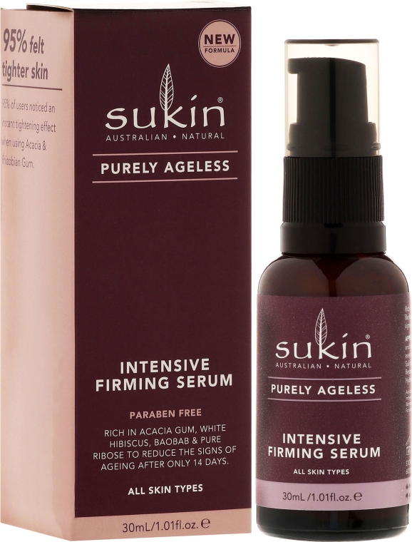 Зміцнювальна сироватка для обличчя - Sukin Purely Ageless Firming Serum — фото N1
