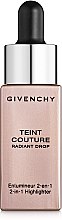 Парфумерія, косметика Хайлайтер - Givenchy Teint Couture Radiant Drop 2-in-1 Highlighter