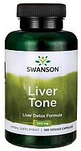 Пищевая добавка "Тонус печени", 300мг - Swanson Liver Tone Liver Detox Formula 300 mg — фото N1