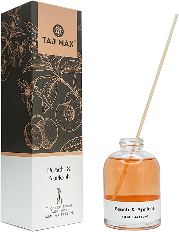 Аромадиффузор - Taj Max Peach & Apricot Fragrance Diffuser — фото N1