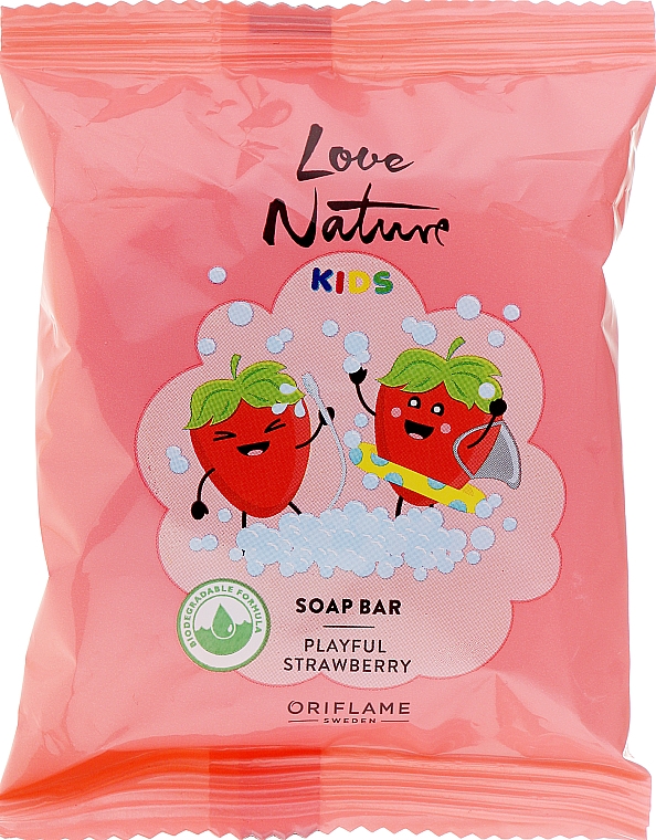 Мыло "Клубника" - Oriflame Love Nature Kids Playful Strawberry — фото N1