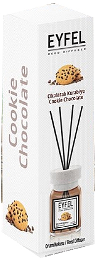 Аромадифузор "Шоколадне печиво" - Eyfel Perfume Reed Diffuser Cookie Chocolate — фото N1