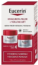 Духи, Парфюмерия, косметика Набор - Eucerin Hyaluron Filler + Volume Lift (cr/2x50ml)