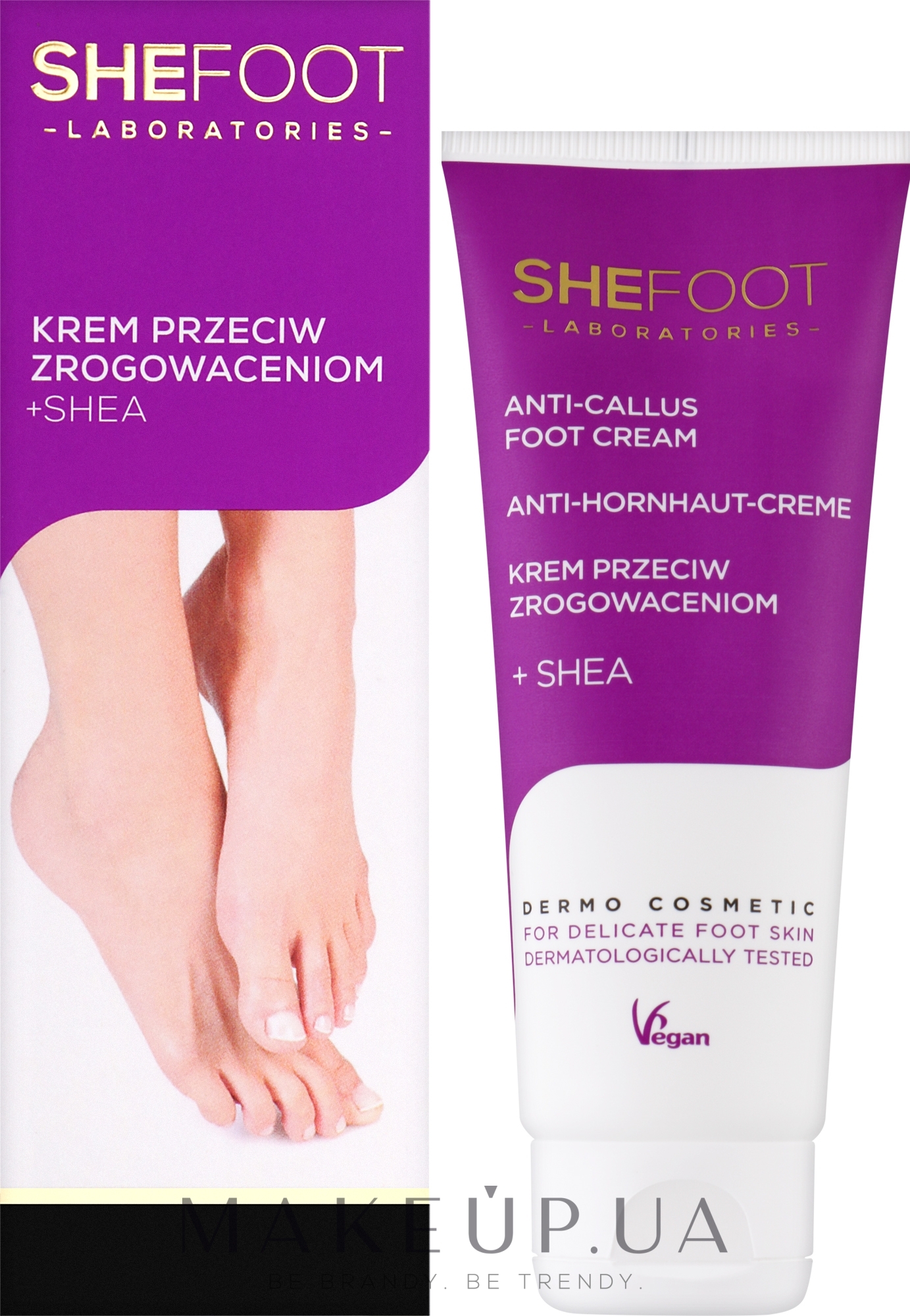 Крем для ніг - SheFoot Anti-Callous Foot Cream — фото 75ml