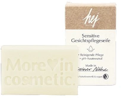Мило для обличчя - Hej Organic Sensitive Facial Soap — фото N2