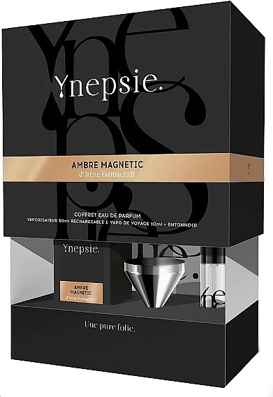 Ynepsie Ambre Magnetic - Набор (edp/50 ml + acses/2 pcs) — фото N1