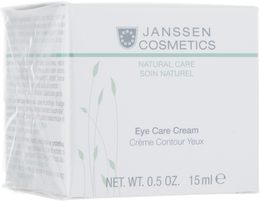 Разглаживающий и укрепляющий крем для ухода за кожей вокруг глаз - Janssen Cosmetics Eye Care Cream — фото N2