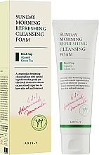 Освежающая пенка для умывания - Axis-Y Sunday Morning Refreshing Cleansing Foam — фото N2