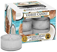 Духи, Парфюмерия, косметика Чайные свечи - Yankee Candle Scented Tea Light Candles Coconut Splash
