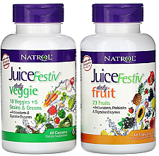 Вітаміни "Фрукти й овочі" - Natrol Juice Festiv — фото N2