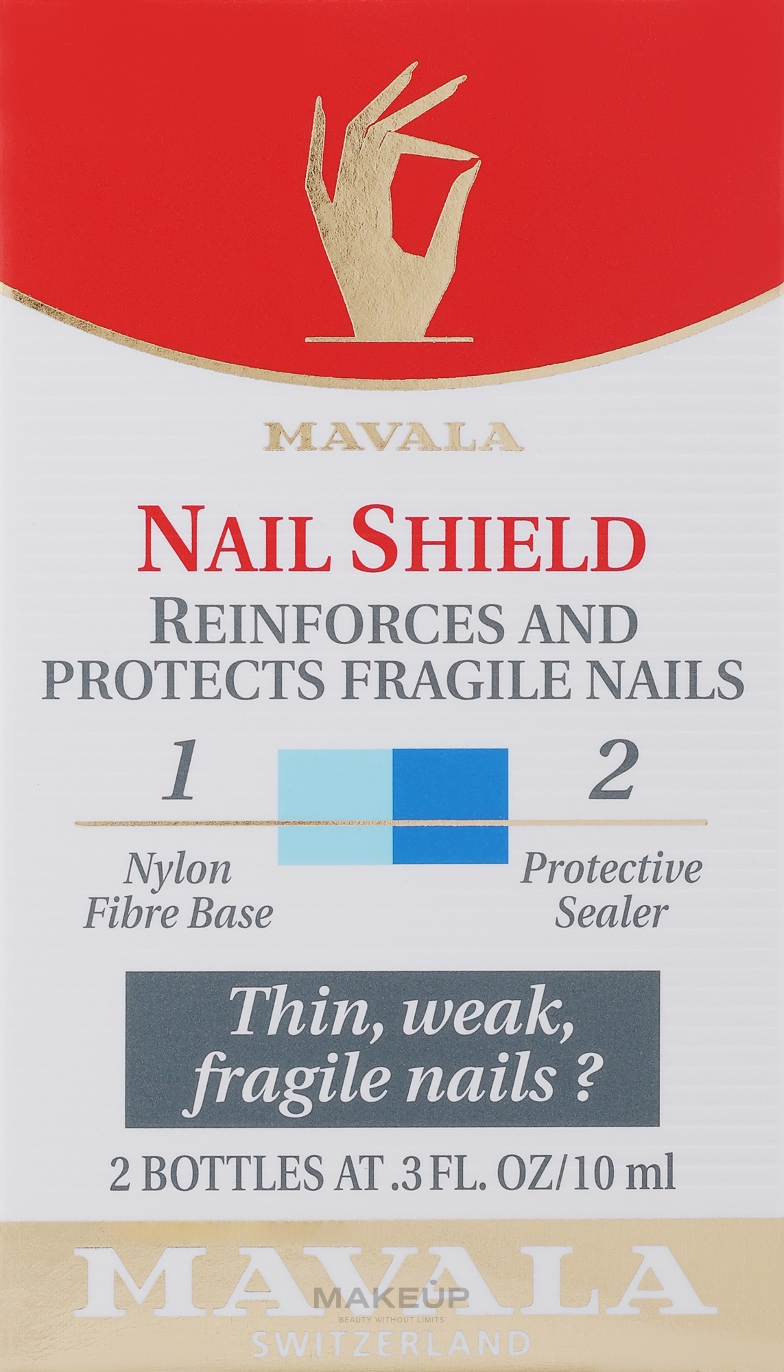 Защитный экран для ногтей - Mavala Nail Shield — фото 2x10ml