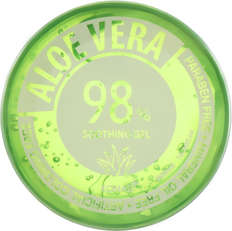 Увлажняющий гель для тела - Konad Aloe Vera 98% Smoothing Gel — фото N7
