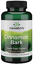 Кора кориці у капсулах - Swanson Cinnamon Bark Maximum Strength — фото N1