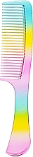 Гребешок для волос с ручкой, разноцветный - Inter-Vion — фото N1