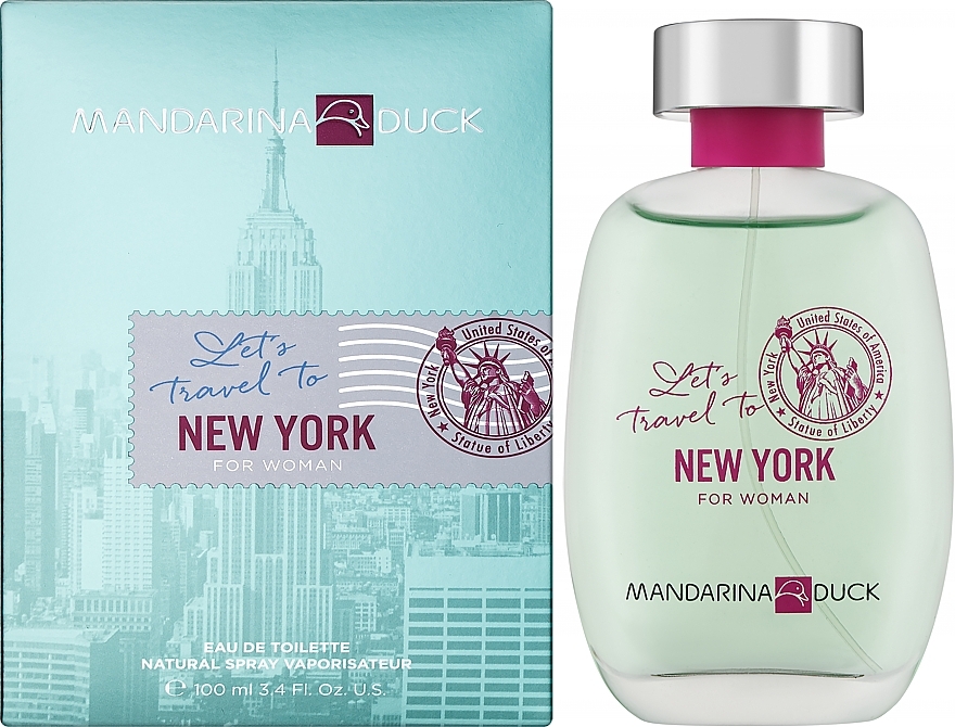 Mandarina Duck Let's Travel To New York For Woman - Туалетная вода — фото N2