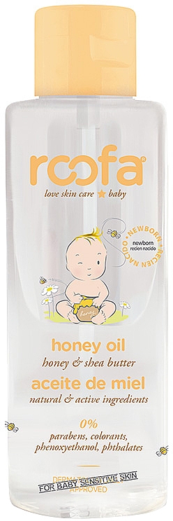 Олія для тіла з ароматом меда - Roofa Honey Oil — фото N1