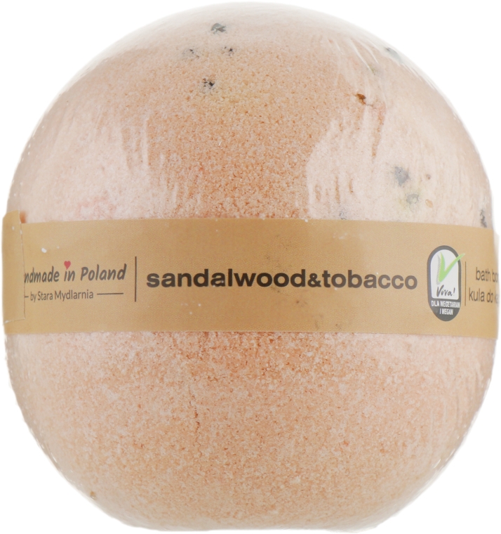 Бомба для ванны "Сандаловое дерево и табак" - Stara Mydlarnia Bath Bomb Sandal Wood And Tobacco