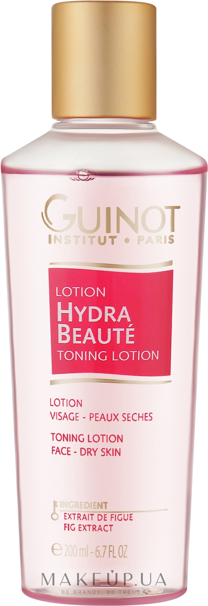 Лосьйон для сухої шкіри - Guinot Lotion Hydra Beaute Comforting Toning Lotion — фото 200ml