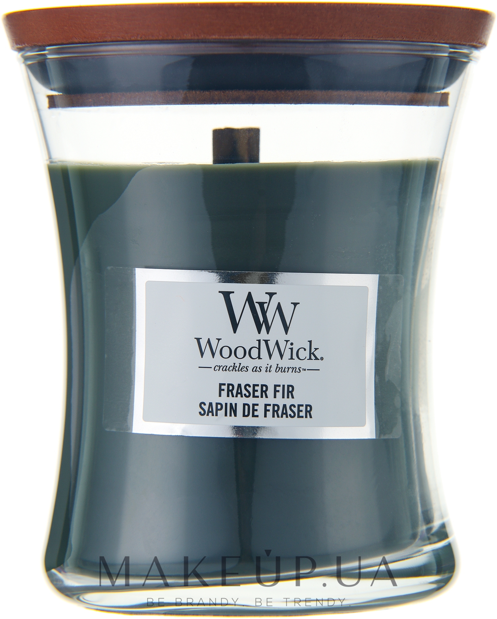 Ароматическая свеча в стакане - WoodWick Hourglass Candle Frasier Fir — фото 275g