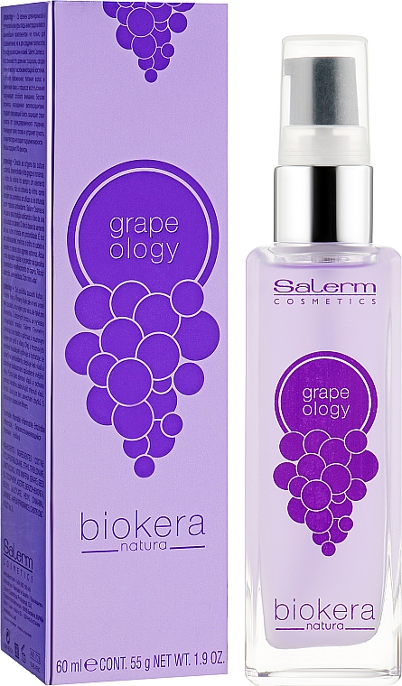 Виноградне масло для волосся - Salerm Biokera Grapeology  — фото N2
