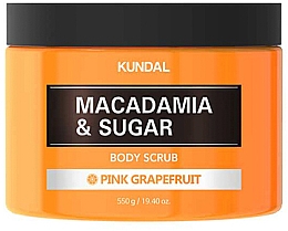 Парфумерія, косметика Скраб для тіла "Рожевий грейпфрут" - Kundal Macadamia&Sugar Body Scrub Pink Grapefruit