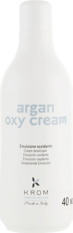Окислительная эмульсия - Krom Argan Oxy Cream 10 Vol — фото N3