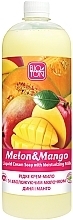 Рідке крем-мило "Диня і Манго" - Bioton Cosmetics Active Fruits "Melon & Mango" Soap (дой-пак) — фото N2