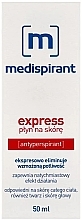 Эмульсия для устранения повышенного потоотделения - Aflofarm Medispirant Express Liquid — фото N2
