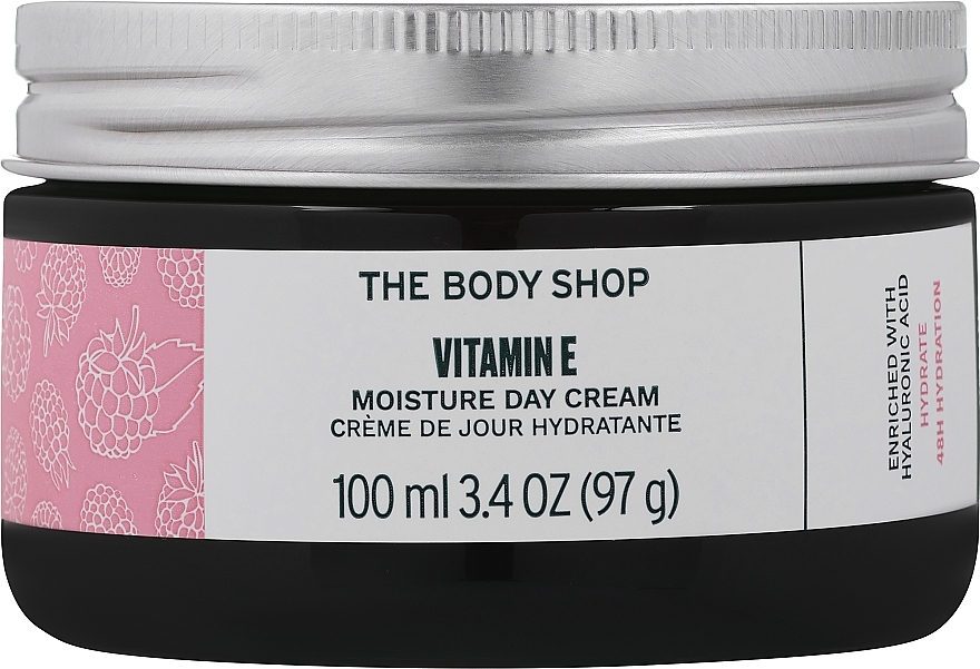 Дневной увлажняющий крем для лица "Витамин Е" - The Body Shop Vitamin E Moisture Day Cream (стеклянная банка) — фото N3