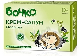 Твердое крем-мыло для детей "Олива" - Бочко — фото N2