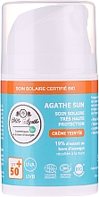 Парфумерія, косметика Сонцезахисний крем зі слизом равлика - Mlle Agathe Sun SPF 50+