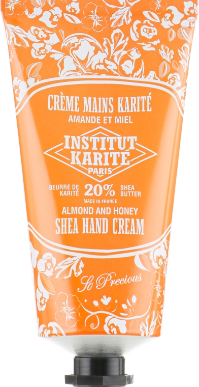 Крем для рук - Institut Karite Shea Hand Cream So Precious Almond And Honey — фото N5