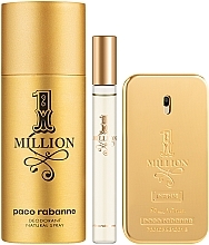 Духи, Парфюмерия, косметика Paco Rabanne 1 Million - Набор (edt/50ml + edt/10ml + deo/150ml)