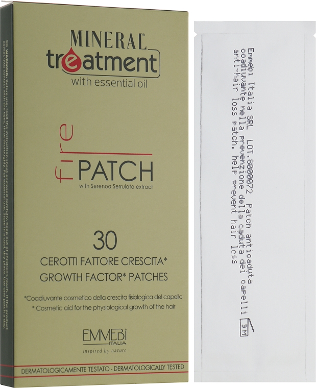 Патчі для волосся - Emmebi Italia Natural Solution Growth Factor Patch — фото N2