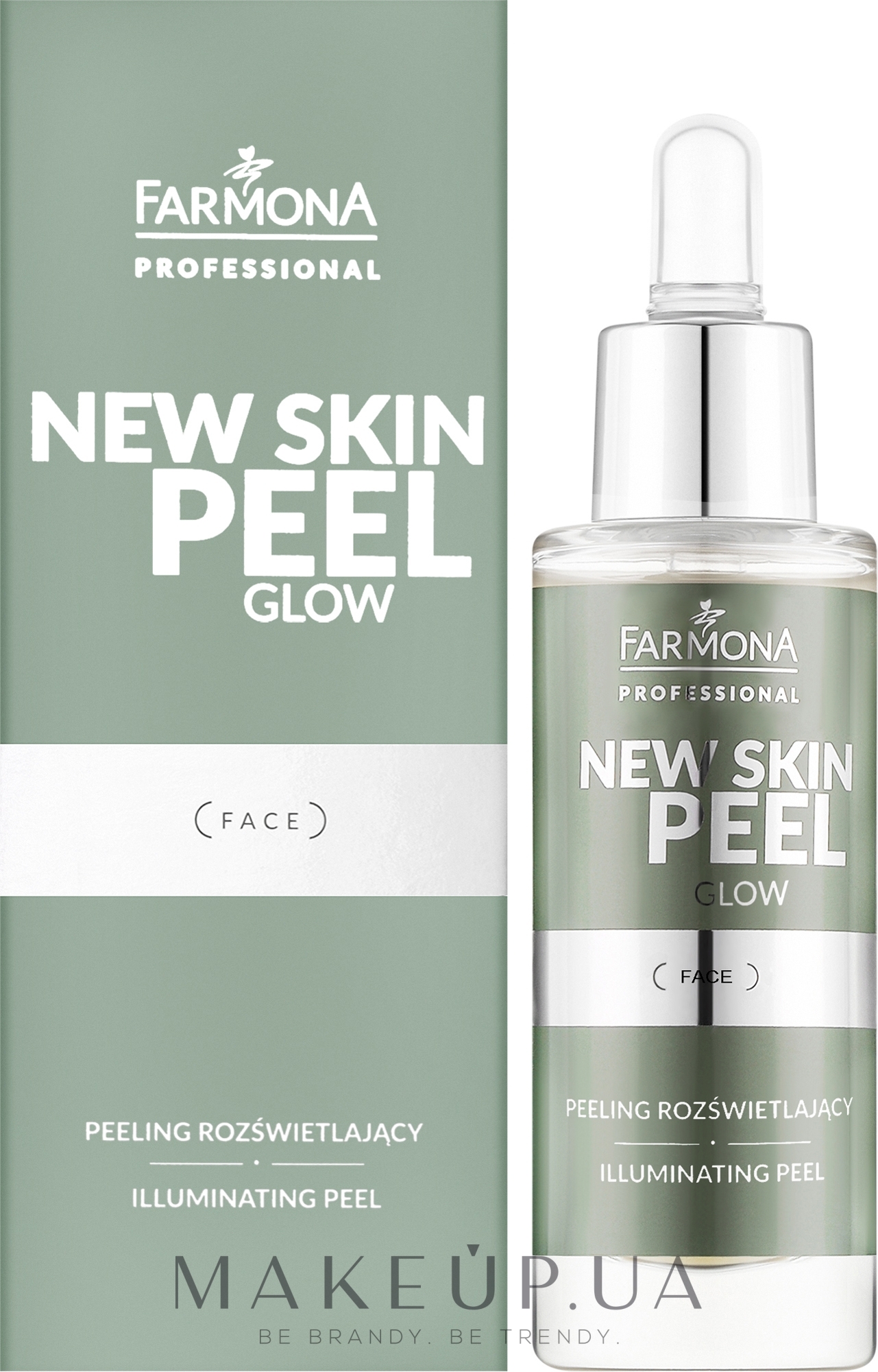 Освітлювальний кислотний пілінг для обличчя - Farmona Professional New Skin Peel Glow — фото 30ml