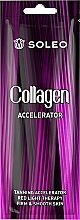 Духи, Парфюмерия, косметика Лосьон для солярия с омолаживающим эффектом - Soleo Collagen Accelerator (мини)