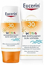 Парфумерія, косметика Сонцезахисний лосьйон для дітей SPF30 - Eucerin Sun Protection Kids Micropigment Sun Lotion LSF 30