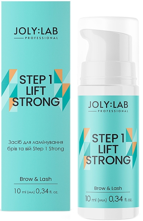 Средство для ламинирования бровей и ресниц - Joly:Lab Step 1 Lift Strong — фото N1