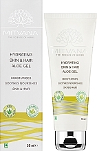 Зволожувальний гель алое для шкіри та волосся - Mitvana Hydrating Skin & Hair Aloe Gel — фото N2