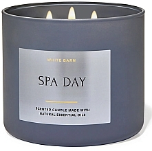 Аромасвічка з 3 ґнотами - Bath and Body Works Spa Day Candle — фото N1