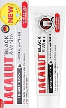 Зубная паста - Lacalut Black & White — фото N2