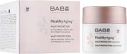 УЦЕНКА Дневной мультизащитный лифтинг крем c DMAE и SPF 30 - Babe Laboratorios Healthy Aging Multi Protector Lifting Cream * — фото N2