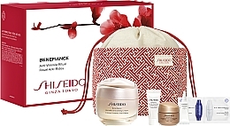 Парфумерія, косметика Набір, 6 продуктів - Shiseido Benefiance Wrinkle Smoothong Cream Pouch Set