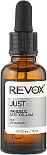Пилинг для лица с миндальной кислотой 10% и гиалуроновой кислотой - Revox B77 Just Mandelic Acid 10% + НА Mild Exfoliation — фото N1