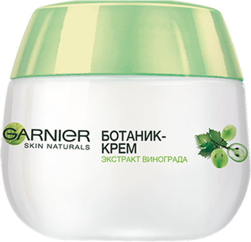Ботанік-крем для обличчя, для нормальної і змішаної шкіри з екстрактом винограду - Garnier Skin Naturals Botanic Cream Normal To Combination Skin — фото N2