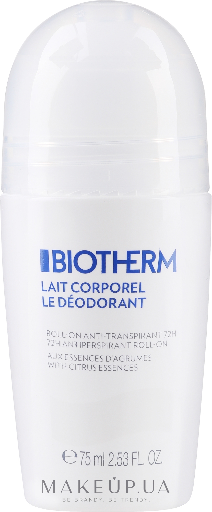 Шариковый дезодорант - Biotherm Lait Corporel — фото 75ml